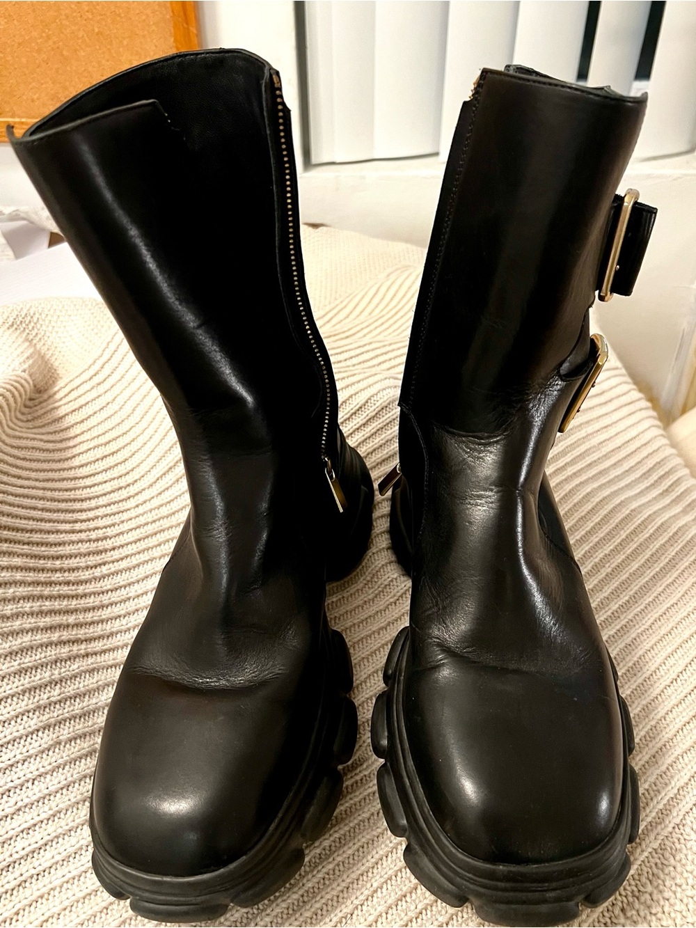 Jonathan Simkhai Sid Boots 41 Moto NEW - Picture 2 of 12
